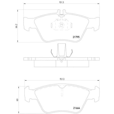 Pagid Brakes Disc Brake Pad, 355007831 355007831